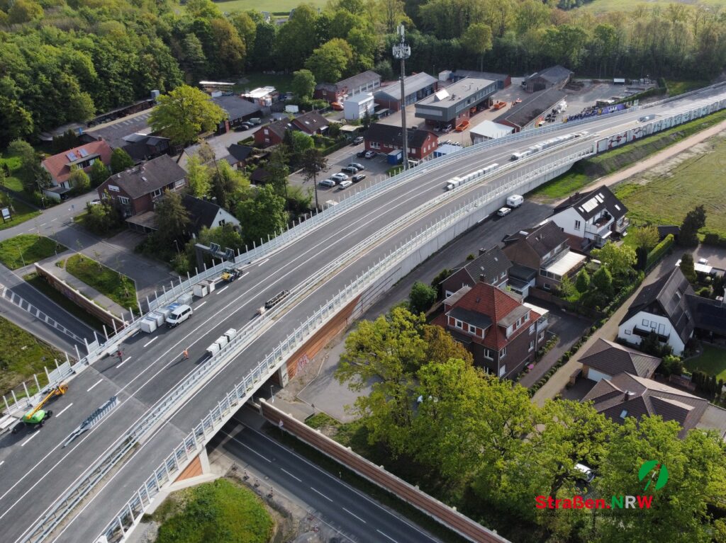 Luftbild von süden Bau LSW